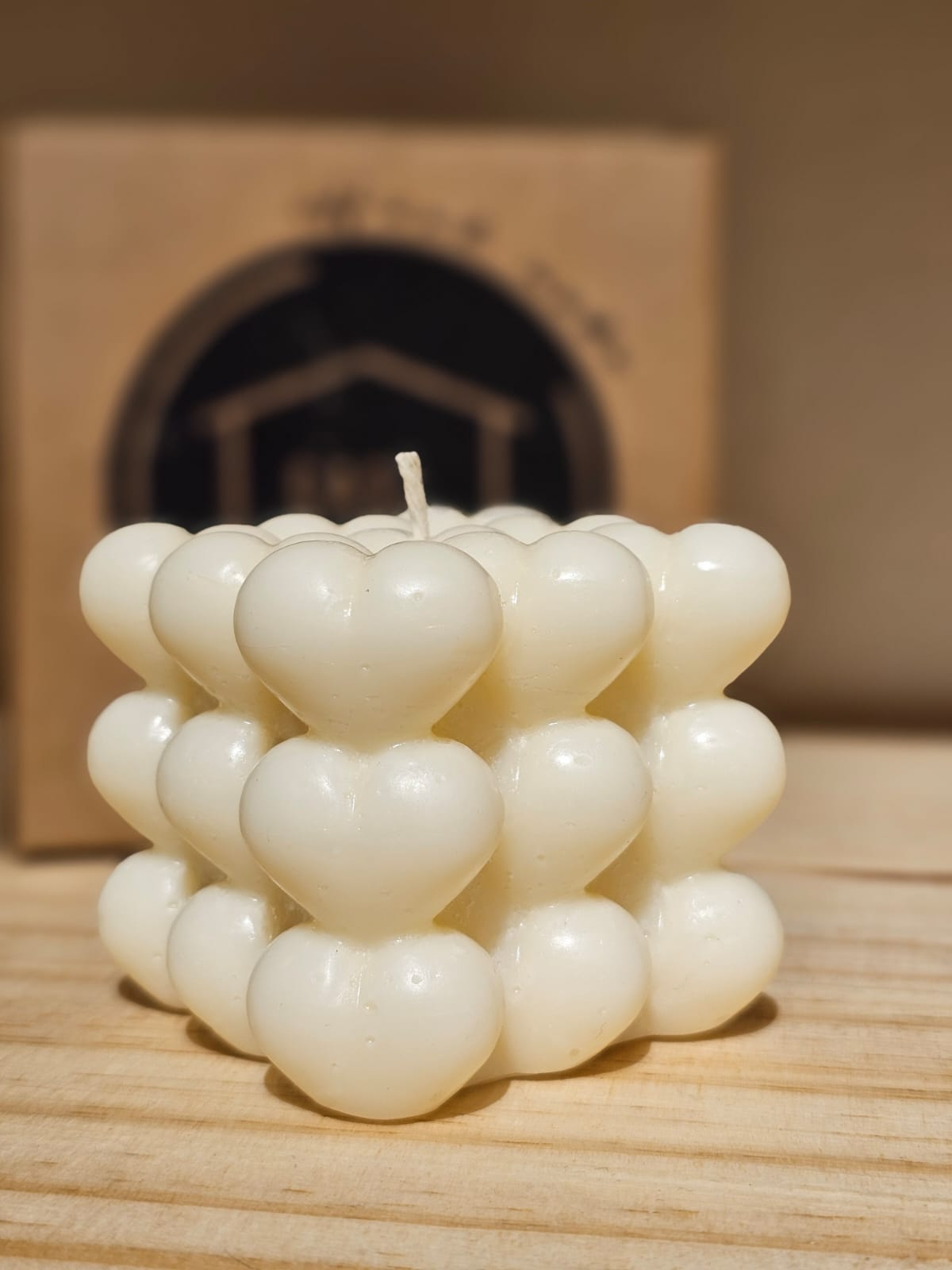 Vela Lily Aromatizadora con forma de Corazones