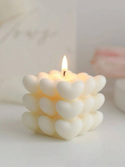 Vela Lily Aromatizadora con forma de Corazones