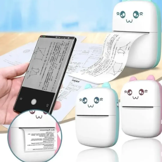 PrintPro® - Mini Impresora Termica Portatil + 1 Rollo de Regalo + ENVIO GRATIS